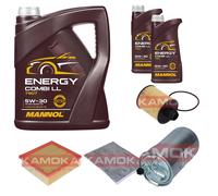 KAMOKA Controllo Set MANNOL Energy Combi LL 5W-30 7L Per Opel Corsa D Van