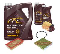 Kamoka Controllo Set mannol Energy Combi Ll 5W-30 7L per Suzuki Swift IV