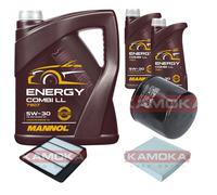 KAMOKA Controllo Set MANNOL Energy Combi LL 5W-30 7L Per Suzuki Vitara 1.4 T