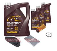 Kamoka Controllo Set mannol Energy Combi Ll 5W-30 8L per BMW Serie 5er 520d