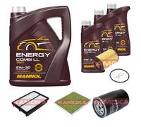 KAMOKA Controllo Set MANNOL Energy Combi LL 5W-30 8L Per Hyundai Tucson 2.0