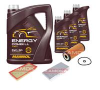 KAMOKA Controllo Set MANNOL Energy Combi LL 5W-30 8L Per Mercedes A-Klasse