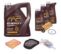KAMOKA Controllo Set MANNOL Energy Combi LL 5W-30 8L Per Mercedes C-Klasse