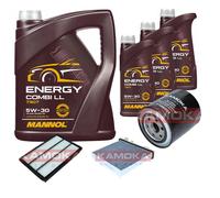 KAMOKA Controllo Set MANNOL Energy Combi LL 5W-30 8L Per Mitsubishi Pajero