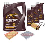 KAMOKA Controllo Set MANNOL Energy Combi LL 5W-30 8L Per VW Passat Variant