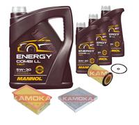 KAMOKA Controllo Set MANNOL Energy Combi LL 5W-30 8L Per VW Passat Variant