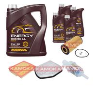 KAMOKA Controllo set MANNOL Energy Combi LL 5W-30 9L9L per Mercedes classe C