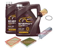 KAMOKA Controllo set MANNOL Energy Comby LL 5W-30 10L per VW Vans V