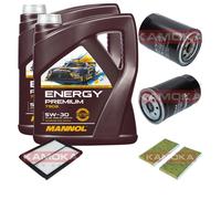 KAMOKA Controllo Set MANNOL Energy Premium 5W-30 10L Per KIA Sorento I 2.5