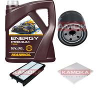 KAMOKA Controllo Set MANNOL Energy Premium 5W-30 5L Per KIA Carnival/Grand