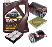 KAMOKA Controllo Set MANNOL Energy Premium 5W-30 5L Per Mitsubishi ASX 1.8