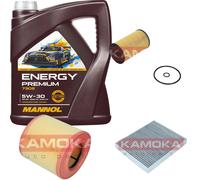 KAMOKA Controllo Set MANNOL Energy Premium 5W-30 5L Per Opel Astra K Caravan