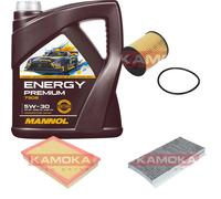 Kamoka Controllo Set mannol Energy Premium 5W-30 5L per Opel Corsa C.