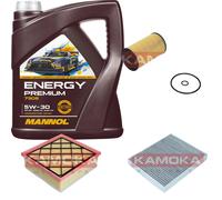 KAMOKA Controllo Set MANNOL Energy Premium 5W-30 5L Per Opel Meriva B