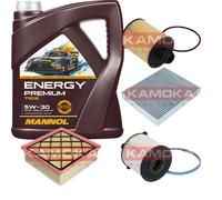 KAMOKA Controllo Set MANNOL Energy Premium 5W-30 5L Per Opel Meriva B