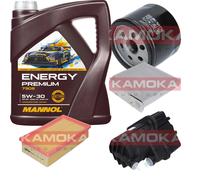 KAMOKA Controllo Set MANNOL Energy Premium 5W-30 5L Per Renault Modus/Grand