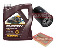 Kamoka Controllo Set mannol Energy Premium 5W-30 5L per Seat Alhambra 1.8 T.