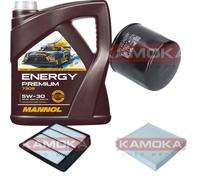 KAMOKA Controllo Set MANNOL Energy Premium 5W-30 5L Per Suzuki Vitara 1.4 T