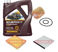 Kamoka Controllo Set mannol Energy Premium 5W-30 5L per Toyota Prius Piu