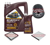 KAMOKA Controllo Set MANNOL Energy Premium 5W-30 6 L per Subaru Legacy IV