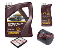 KAMOKA Controllo Set MANNOL Energy Premium 5W-30 6L Per Chevrolet Matiz 0.8