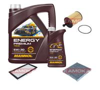 KAMOKA Controllo Set MANNOL Energy Premium 5W-30 6L Per Dodge Caliber Jeep