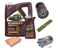 Kamoka Controllo Set mannol Energy Premium 5W-30 6L per LED VW Sharan 1.9