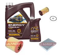 KAMOKA Controllo Set MANNOL Energy Premium 5W-30 6L Per Opel Astra K Caravan
