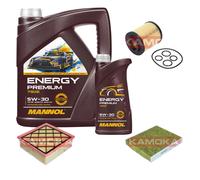 KAMOKA Controllo set MANNOL Energy Premium 5W-30 6L per Opel Meriva B
