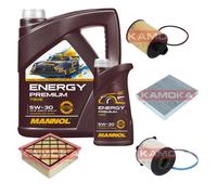 KAMOKA Controllo Set MANNOL Energy Premium 5W-30 6L Per Opel Meriva B