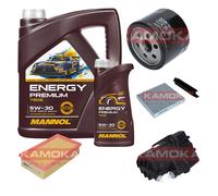 KAMOKA Controllo Set MANNOL Energy Premium 5W-30 6L Per Renault Modus/Grand
