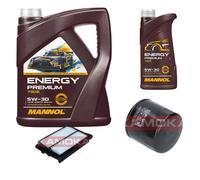 KAMOKA Controllo Set MANNOL Energy Premium 5W-30 6L Per Suzuki Baleno 1.0