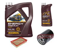 Kamoka Controllo Set mannol Energy Premium 5W-30 6L per Suzuki Wagon R+ 1.3