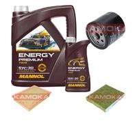 KAMOKA Controllo Set MANNOL Energy Premium 5W-30 6L Per Toyota Hilux VIII