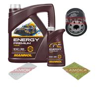 KAMOKA Controllo Set MANNOL Energy Premium 5W-30 6L Per Toyota IQ 1.0