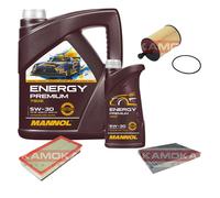 KAMOKA Controllo Set MANNOL Energy Premium 5W-30 6L Per VW Bora 2.3 V5 2.8