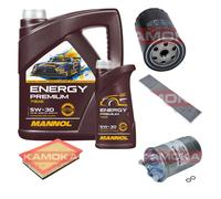 KAMOKA Controllo set MANNOL Energy Premium 5W-30 6L per VW Sharan 1.9 TDI