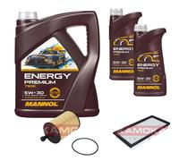 KAMOKA Controllo Set MANNOL Energy Premium 5W-30 7L Per Dodge Caliber Jeep