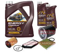 Kamoka Controllo Set Mannol Energy Premium 5W-30 7L Per Honda Civic VIII