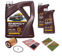 KAMOKA Controllo Set MANNOL Energy Premium 5W-30 7L Per Mercedes S-Klasse