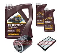KAMOKA Controllo Set MANNOL Energy Premium 5W-30 7L Per Mitsubishi Pajero