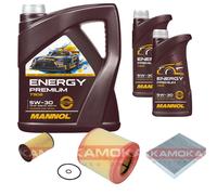 KAMOKA Controllo Set MANNOL Energy Premium 5W-30 7L Per Opel Astra K Caravan