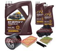 KAMOKA Controllo Set MANNOL Energy Premium 5W-30 7L Per Renault Modus/Grand