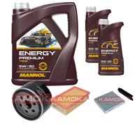 KAMOKA Controllo Set MANNOL Energy Premium 5W-30 7L Per Renault Modus/Grand