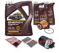 Kamoka Controllo Set mannol Energy Premium 5W-30 8L per MERCEDES CLASSE