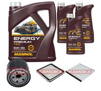 KAMOKA Controllo Set MANNOL Energy Premium 5W-30 8L Per Subaru Legacy IV