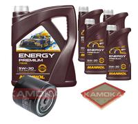 KAMOKA Controllo Set MANNOL Energy Premium 5W-30 9L Per Jeep Grand Cherokee