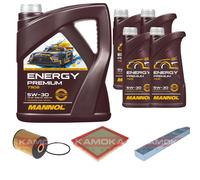 KAMOKA Controllo Set MANNOL Energy Premium 5W-30 9L Per Jeep Grand Cherokee