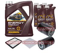 KAMOKA Controllo Set MANNOL Energy Premium 5W-30 9L Per KIA Sorento I 2.5