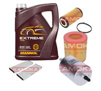 KAMOKA Controllo Set MANNOL Extreme 5W-40 5L Per Audi A6 2.0 TFSI